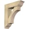 Ekena Millwork Westlake Traditional Rough Sawn Bracket w/ Offset Brace, Douglas Fir, 8"W x 28"D x 32"H BKT0806X28X32WTL01RDF - alternate 1